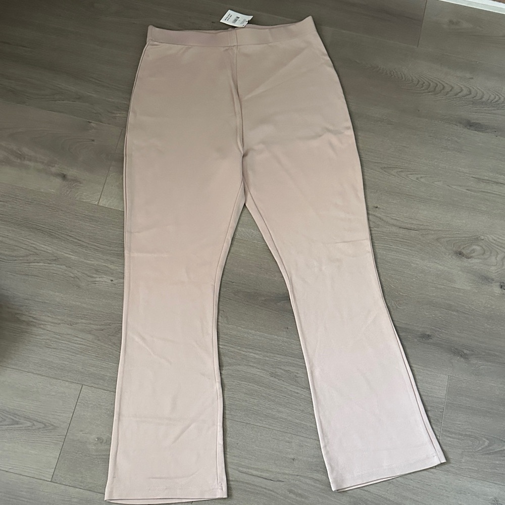 NWT Cotton On Cream High-Rise Pants/leggings